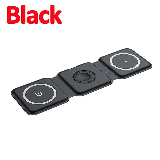 3 In 1 Magnetic Wireless Charger Pad Stand