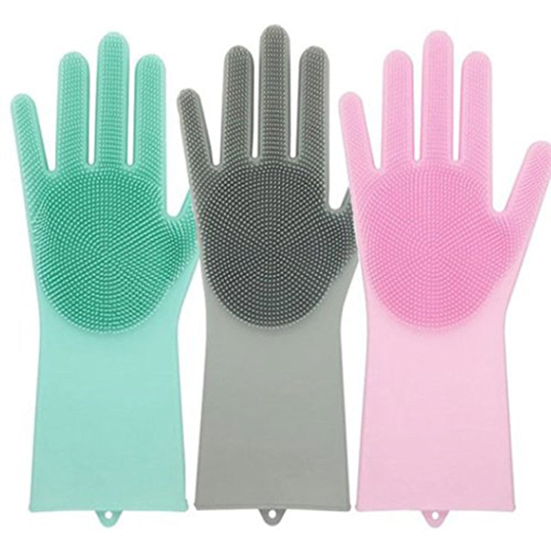 1Pair Dishwashing Cleaning Gloves