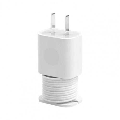 IPhone Silicone Power Adapter Case Charger Protector Case Shell With Cord Winder Cable Protector