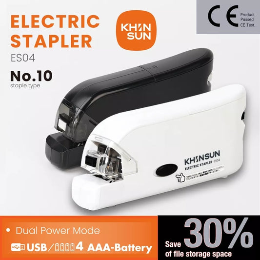 Electric Stapler Stationery Automatic No.10 Staples