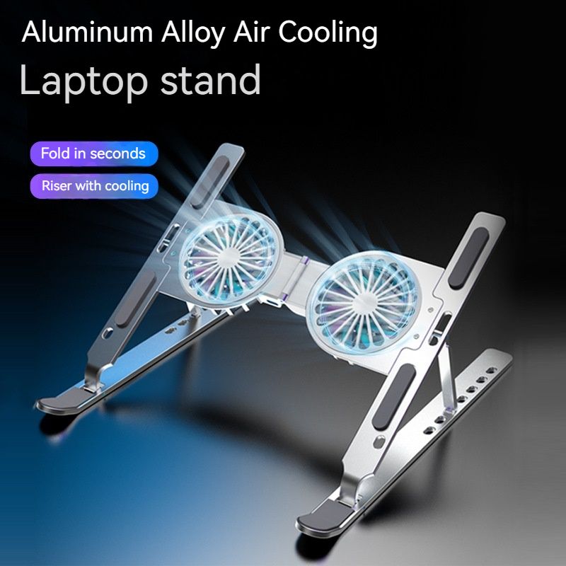 Aluminum Cooling Laptop Stand Adjustable Angle