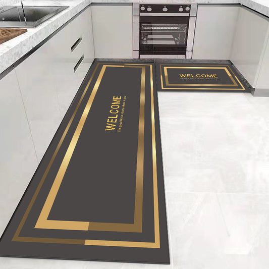 Kitchen Floor Mat Long Strip  Washable Non-slip