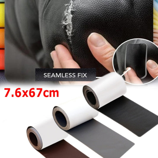 7.6x67cm Self-Adhesive Leather Repair Sticker for Car Seat Sofa Home Leather Repair Refurbishing Patch Leather Accessories